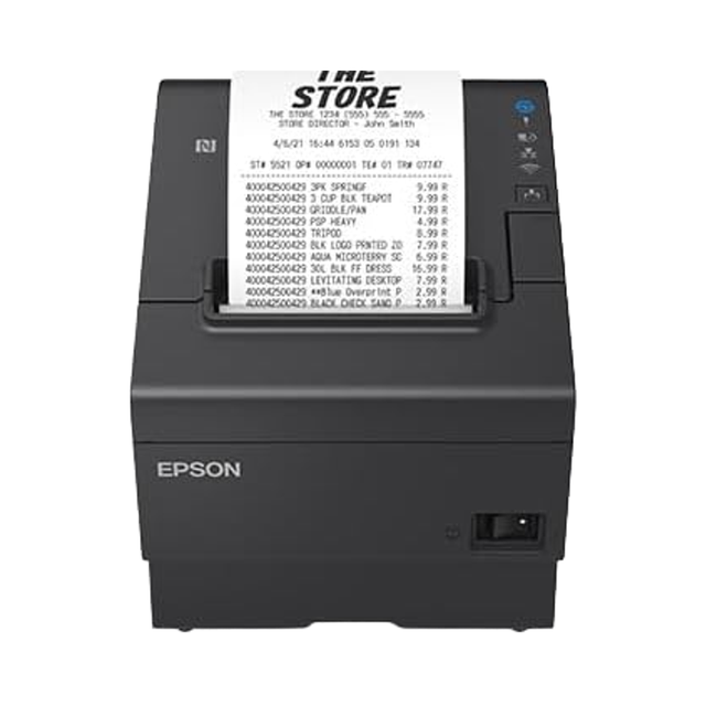 Thermal Receipt Printer E-pson TM-T88VII for Retail Restaurant with Auto Cutter