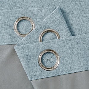 <span class=keywords><strong>Cortinas</strong></span> de Poliéster Suaves al Tacto de 130GSM, Atenuación de Luz Diurna, Juego de 2 Paneles, Diseño Sólido, Alto Nivel de Sombreado, con Ojales, Modernas para Dormitorio y Sala de Estar - Product Image 1