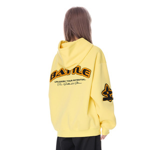 Sudadera con Capucha Bordada Estilo Americano High Street Heavy Industry para Hombre y Mujer, Tendencia Otoño-Invierno, Holgada y Casual - Product Image 6