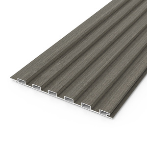 Grande planche murale à la mode bambou <span class=keywords><strong>bois</strong></span> WPC <span class=keywords><strong>treillis</strong></span> épissage fond <span class=keywords><strong>mur</strong></span> gaufré forme PVC commerce extérieur <span class=keywords><strong>treillis</strong></span> bloquant les couleurs - Product Image 1