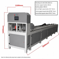 Machine de poinçonnage CNC hydraulique pour métaux, machine de poinçonnage de trous dans les tuyaux en acier, machine de poinçonnage de tubes carrés en acier