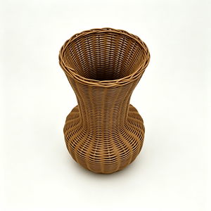 <span class=keywords><strong>Vase</strong></span> à fleurs en <span class=keywords><strong>rotin</strong></span> écologique, <span class=keywords><strong>vase</strong></span> en <span class=keywords><strong>rotin</strong></span> respirant et durable en plastique pour fleurs séchées et herbe de la <span class=keywords><strong>pampa</strong></span> - Product Image 2