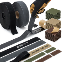 Sangle de serrage en tissu doux en nylon double élastique avec boucle auto-agrippante réglable, résistante à la chaleur, avec logo personnalisé Gacent