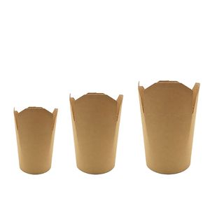 Caja de fideos chinos, bóxer de comida de papel con logotipo personalizado, redondo - Product Image 5