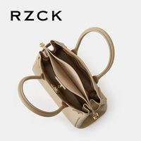 RZCK muestra gratis de moda y lujosos bolsos de cuero PU mujer venta al por mayor China moda señoras barato caqui casual bolsos de hombro