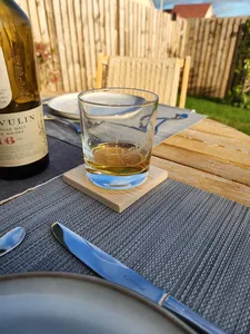 Elegant Wooden Coaster Set with Smooth Sturdy Heatproof Non Slip Base Perfect for <b>Table</b> Protection in Home <b>Bar</b> Restaurant Use - Product Image 4