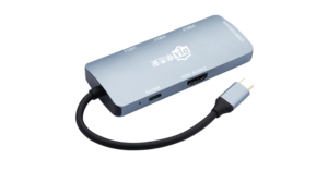 Hợp kim nhôm 6 trong 1 Type-C Docking Station USB3.0 * 3 6 cổng điện thoại Docking Station HUB Adapter cho máy tính xách tay máy tính bảng PC - Product Image 4