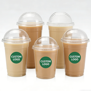 Vaso de Café Desechable de Plástico con Tapa de 90 mm y 350 ml, Vaso de PP Personalizado para Café con Impresión UV - Product Image 4