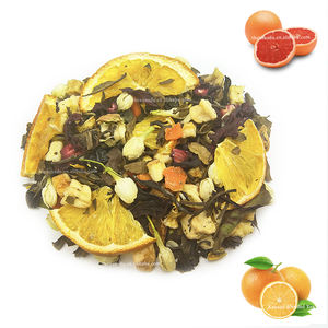 ส่วนผสมชาขาวรสส้มโอและส้ม |   ชาดอกเบญจมาศรสผลไม้ กลิ่นมะลิ รสบลูเบอร์รี่ สำหรับร้านกาแฟ/โรงแรม/ร้านอาหาร/ท่องเที่ยว - Product Image 1