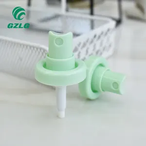 Sprayer pump bottle spray head screw caps accepted customization blue green color plastic pump for cosmetic bottle Pump
