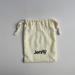 Borsa <span class=keywords><strong>con</strong></span> coulisse in cotone di bambù stampata personalizzata Eco Friendly sacchetto promozionale per imballaggio regalo <span class=keywords><strong>con</strong></span> Logo - Product Image 5