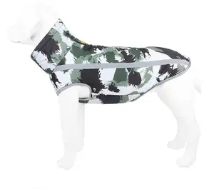 Giacca per cani cappotto per cani di taglia grande impermeabile riflettente vestiti invernali caldi per cani di grossa taglia tuta Labrador abbigliamento