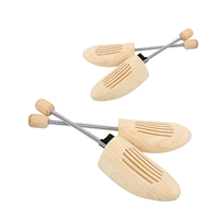 Arbre à chaussures en bois personnalisé de haute qualité avec arbre à chaussures en métal