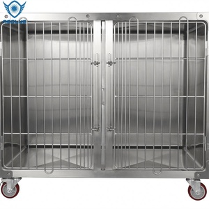 <span class=keywords><strong>Jaula</strong></span> de acero inoxidable para gatos, <span class=keywords><strong>jaula</strong></span> de oxígeno para perros y gatos - Product Image 1