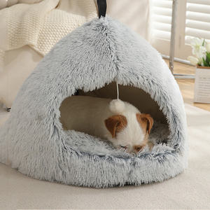 Manufacturer Wholesale Puppy Hole Nest Dome Pet Bed House Plush Dog <strong>Cat</strong> <strong>Cave</strong> - Product Image 6