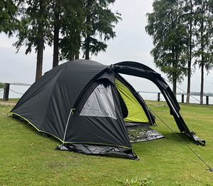 <span class=keywords><strong>Tente</strong></span> de camping à une chambre et une pièce <span class=keywords><strong>Tente</strong></span> de camping pour trekking à double couche, épaissie et résistante à la pluie, pliable et portable - Product Image 4