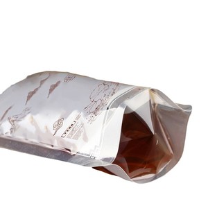 Pochette transparente autoportante de qualité alimentaire avec bec verseur pour l'emballage de décoctions liquides de médecine traditionnelle chinoise, idéale pour les plats à emporter - Product Image 3