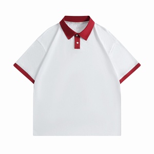 เสื้อโปโลผ้าฝ้ายส่วนบุคคลนุ่มและทนทานพร้อมพิมพ์โลโก้ตามสั่งเหมาะสำหรับทีมโรงเรียนและสินค้าส่งเสริมการขาย - Product Image 4