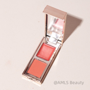 Oem/ODM Blush kép Kem và bột 2-in-1 Blush nhỏ gọn tùy chỉnh nhãn hiệu riêng trang điểm nhà máy - Product Image 2