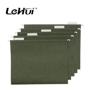 Văn Phòng Văn Phòng Phẩm Tiêu Chuẩn Màu Xanh Lá Cây Thư Kích Thước 25 cái/Hộp U Hình Dạng Móc Treo Tổ Chức Tập Tin Thư Mục - Product Image 3