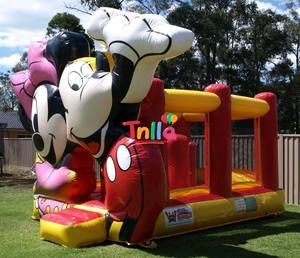 Château gonflable pour enfants Mickey, <span class=keywords><strong>maison</strong></span> de jeu, château gonflable pour sauter, châteaux gonflables commerciaux pour tout-petits, vente chaude - Product Image 6