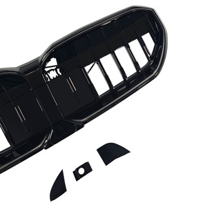 Calandre avant BMW noir brillant ABS pour Série 5 G60 23-24 style vertical - Product Image 4