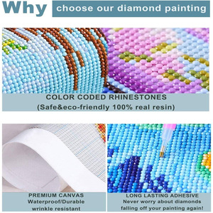 Đầy Màu sắc Cross Stitch phim hoạt hình hình ảnh kim cương Bộ dụng cụ sơn cho người lớn và trẻ em vải nghệ thuật và hàng thủ công cho người mới bắt đầu - Product Image 3