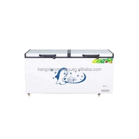 Congélateur horizontal commercial haute efficacité, double usage (réfrigération et congélation), refroidissement stable
