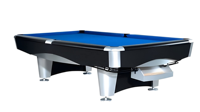 Table de billard 9 pieds Maxima 8 avec système de retour de balles 2026, ardoises naturelles et niveaux réglables