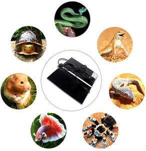 タンク電気爬虫類ヒートパッド-デジタルマットパネル15 * 28cm 7W 110V/220Vテラリウムエンクロージャーラック & ペットバルク用 - Product Image 1