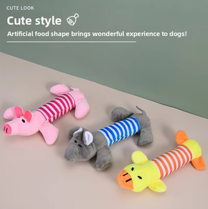 <span class=keywords><strong>Ipet</strong></span> Juguete de Peluche Ecológico Clásico para Perros, con Sonido, para Descompresión y Mordida, con Diseño de Patito, Cerdito y Elefante Bordados de Dibujos Animados - Product Image 2