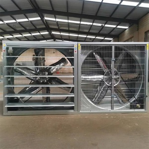 Ventilateur de ventilation électrique mural <span class=keywords><strong>en</strong></span> acier inoxydable à roulement à billes, à persiennes, OEM ODM, pour élevages, fermes et cuisines - Product Image 5