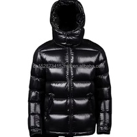 Veste d'hiver pour homme à capuche et rembourrée en duvet épais