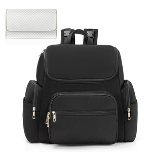 <span class=keywords><strong>Sac</strong></span> à couches en néoprène OEM <span class=keywords><strong>sac</strong></span> à <span class=keywords><strong>dos</strong></span> avec matelas à langer élégant bébé sacs de maternité fourre-tout de voyage pour maman - Product Image 1