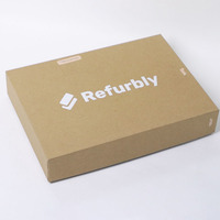 Venta al por mayor de papel reciclado Kraft caja de ordenador de embalaje personalizado transporte portátil envío tapa de papel caja de embalaje personalizado para Ipad