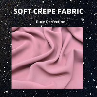 100% Polyester coréen crêpe mousseline de soie tissu doux respirant poids lourd Stretch bas quantité minimale de commande pour femmes robes jupes vêtements de nuit