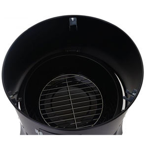 Parrilla Ahumadora 3 en 1 de Estilo Moderno y Grado Comercial para Barbacoa al Aire Libre con <span class=keywords><strong>Asador</strong></span> Giratorio y Carro de Mano con Recubrimiento en Polvo para Leña o Carbón - Product Image 3