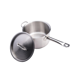Ustensiles de cuisine en acier inoxydable, outils de cuisine pour <span class=keywords><strong>chef</strong></span>, casseroles à sauce, marmites à <span class=keywords><strong>soupe</strong></span> et à bouillon, ensemble de casseroles de cuisson - Product Image 6