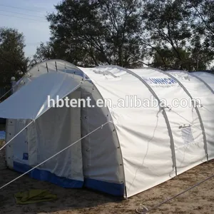 Croce rossa in caso di catastrofe tenda tenda tunnel tenda LWET medico e sanitario rifugiati Delle Nazioni Unite in magazzino