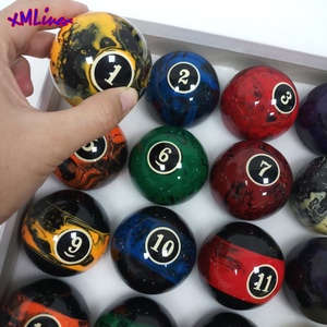 Xmlivet 57.25mm Dernière <span class=keywords><strong>piscine</strong></span> de billard en <span class=keywords><strong>marbre</strong></span> Ensemble complet de balles de haute qualité Derniers accessoires Nine-Ball - Product Image 3