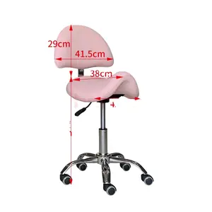 Hochey sgabello di rotolamento sedia da lavoro disegno regolabile con ruote e Backrestr ufficio cucina medico dentista sedia da negozio