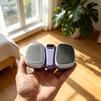 Mini plaque vibrante sans fil portable pour usage domestique, machine de fitness pour tonifier, remodeler, amincir et favoriser le bien-être