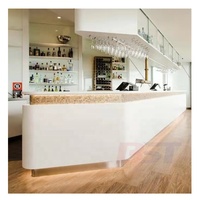 Tabouret de bar de luxe en pierre, surface unie, design Unique, pour l'intérieur, hôtel, restaurant, buffet à vin, comptoir de bar