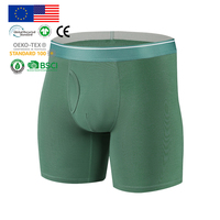 Sous-vêtements Premium en Coton pour Hommes, Couleur Charbon Uni, Haute Élasticité, Modèles Classiques (Slips, Boxers, Trunks), Flexible, MOQ, Sous-vêtements Masculins