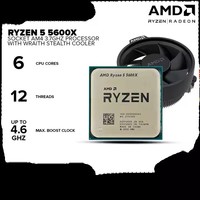 NOUVEAU pour Ryzen5 5600X R5 5600X 3.7 GHz Six-Core Twelve-Thread 65W CPU Processor 100-000000065 Socket AM4 NO Cooler Fan