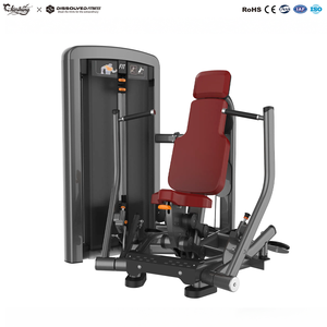 Macchina Chest Press Seduta con Pesi da 80 kg, Attrezzatura Robusta per Allenamento di Forza <span class=keywords><strong>in</strong></span> Palestra, per Bodybuilding e Centri <span class=keywords><strong>Fitness</strong></span> - Product Image 1