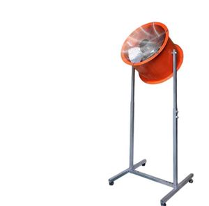 Movable <b>Stand</b> Axial Flow <b>Fan</b>, High Airflow Exhaust <b>Fan</b> with 5m Power Cord for Commercial Kitchen, Outdoor BBQ, Warehouse - Product Image 5
