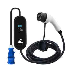 Câble de recharge portable pour véhicules électriques Tesla Type 1 de haute qualité 7 kW 32 A avec écran LCD et courant réglable - Product Image 4