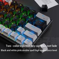 Accessoires informatiques Clavier mécanique filaire USB rétroéclairé RVB pour PC, idéal pour les joueurs et les jeux sur tablette
