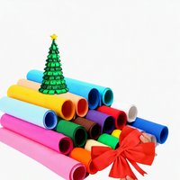 Rotolo di Fogli EVA Colorati Spessi 2mm Non Adesivi per Artigianato Fai-da-te, Cosplay, Scrapbooking e Decorazioni per Feste
